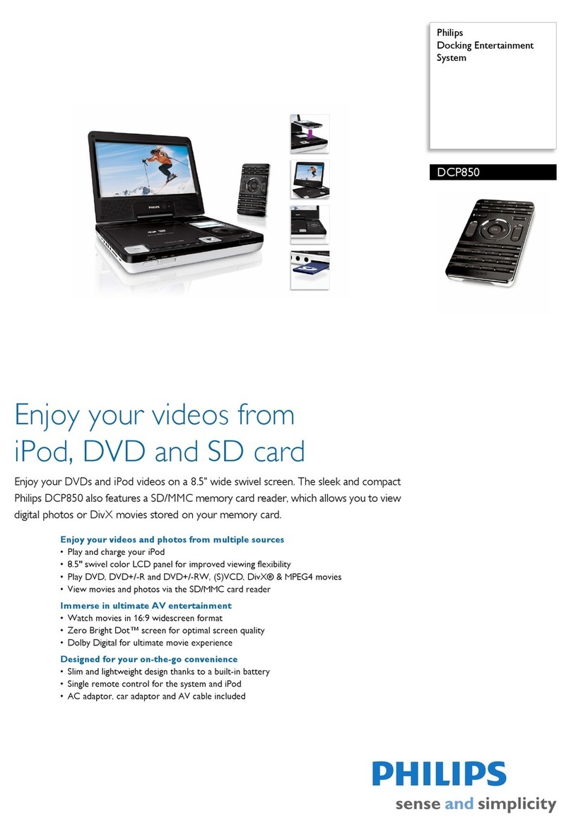 Philips DCP850 User manual