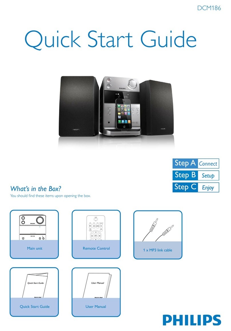 Philips DCM186 quick start guide