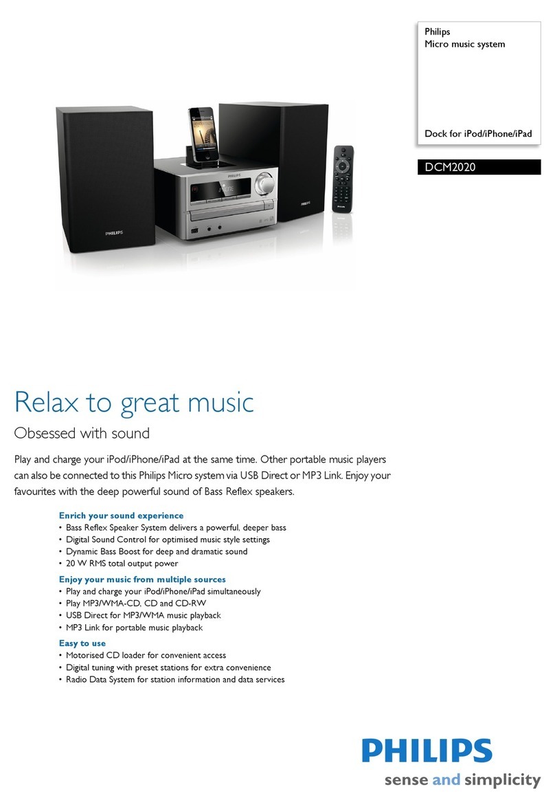 Philips DCM2020 User manual Philips DCM2020 User manual