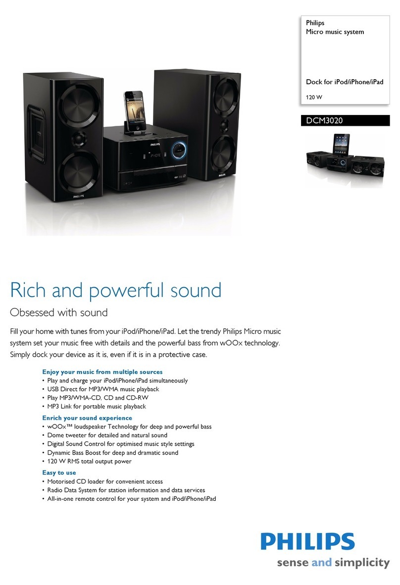 Philips DCM3020 User manual