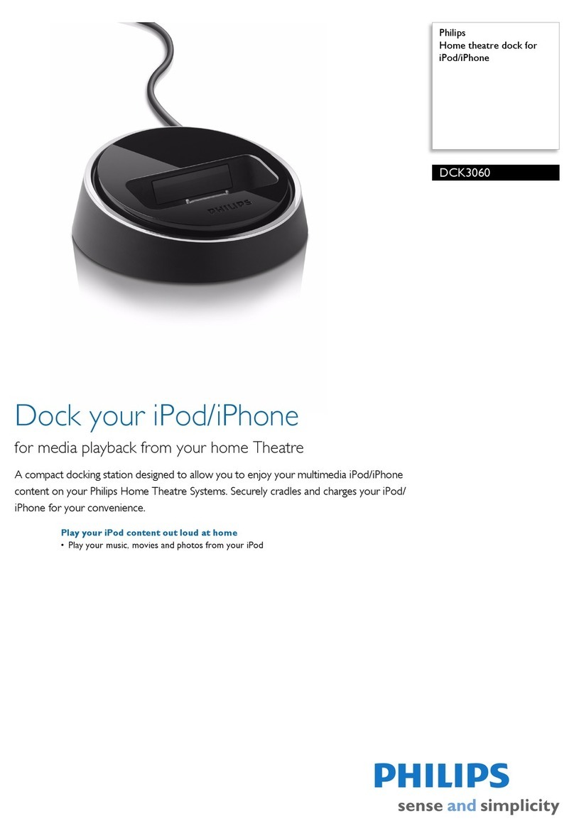 Philips DCK3060 User manual