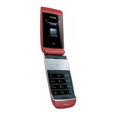 Philips Xenium CT9A9QBLK User manual Philips Xenium CT9A9QBLK User manual
