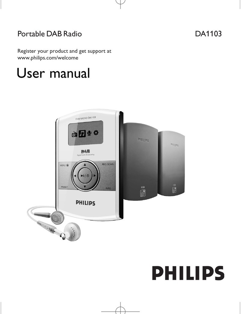 Philips DA1103 user manual