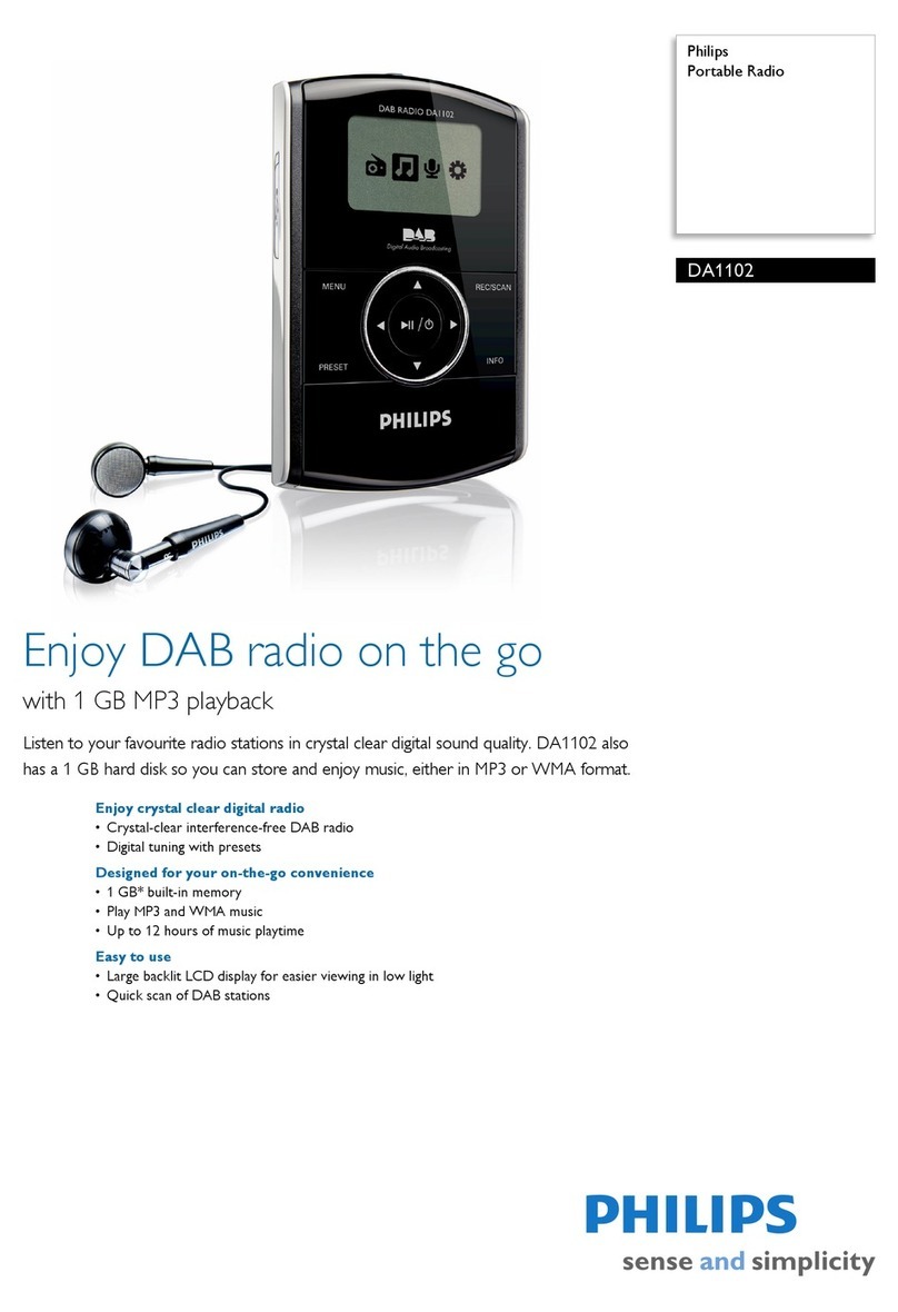 Philips DA1102 Specifications