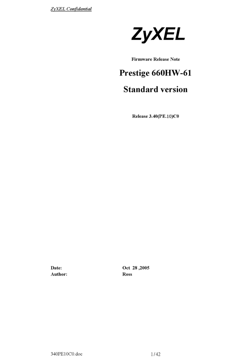 ZyXEL Communications P-660HW-61 Instruction Manual ZyXEL Communications P-660HW-61 Instruction Manual
