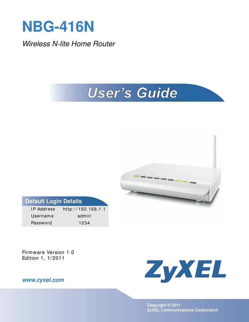 ZyXEL Communications NBG-416N User manual ZyXEL Communications NBG-416N User manual