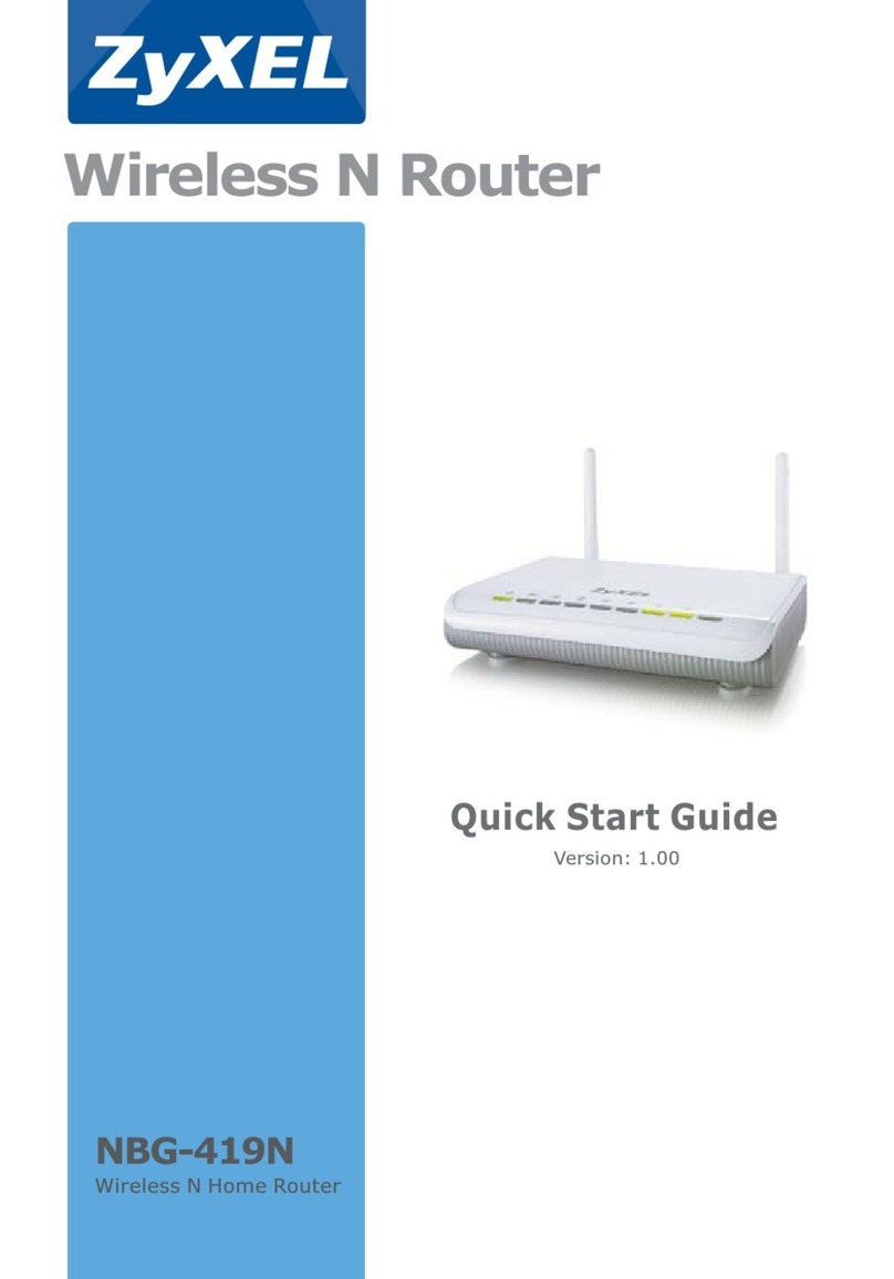 ZyXEL Communications NBG-419N User manual