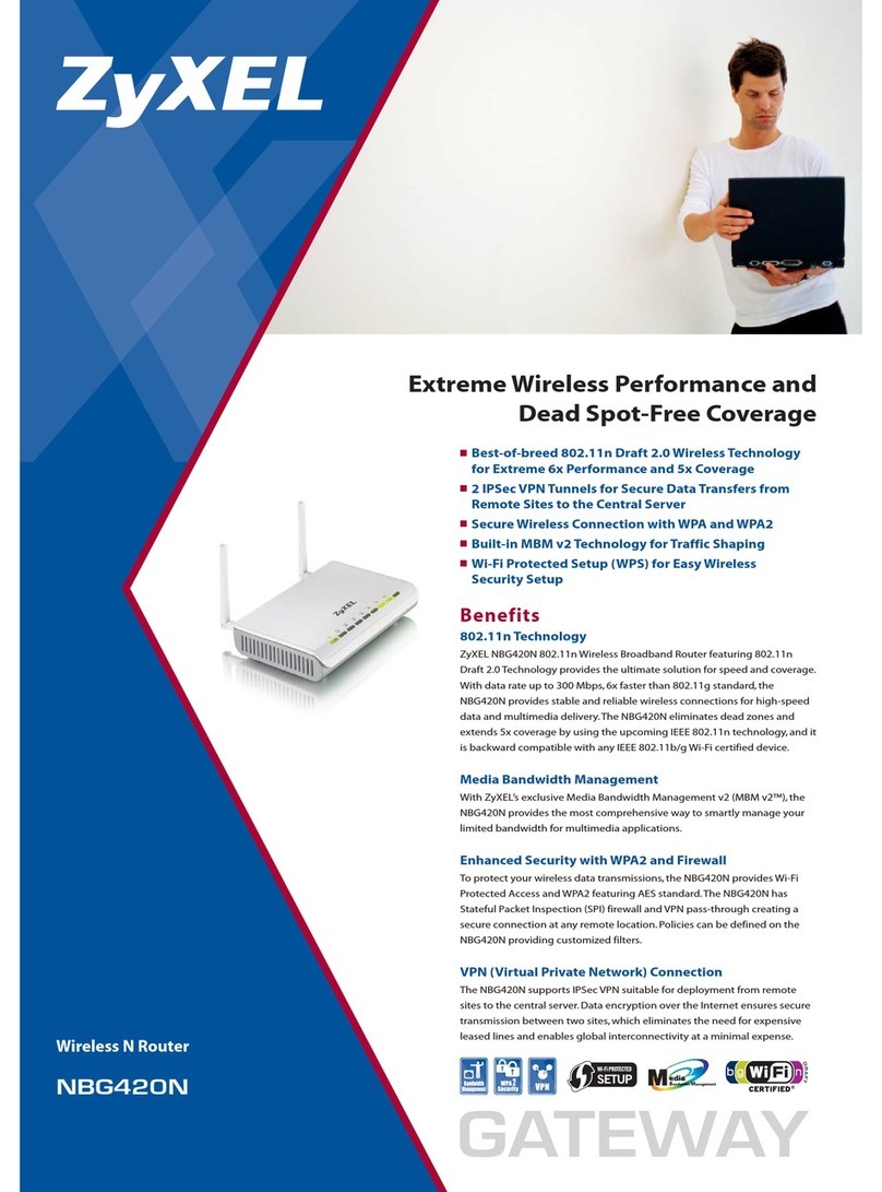 ZyXEL Communications NBG-420N User manual