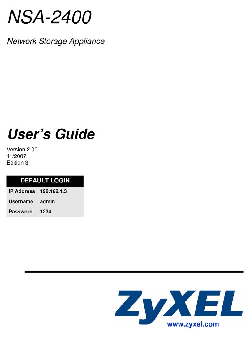 ZyXEL Communications NSA-2400 user guide