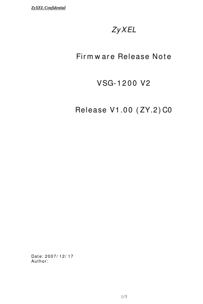 ZyXEL Communications VSG-1200 Instruction Manual