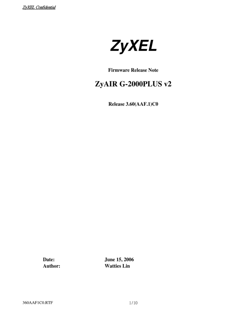 ZyXEL Communications ZyAir G-2000 PlusV2 Instruction Manual