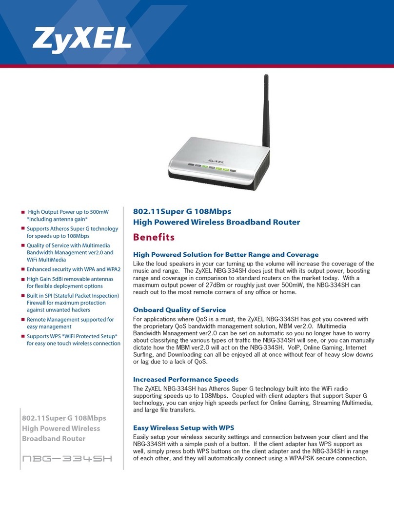 ZyXEL Communications NBG-334SH User manual ZyXEL Communications NBG-334SH User manual