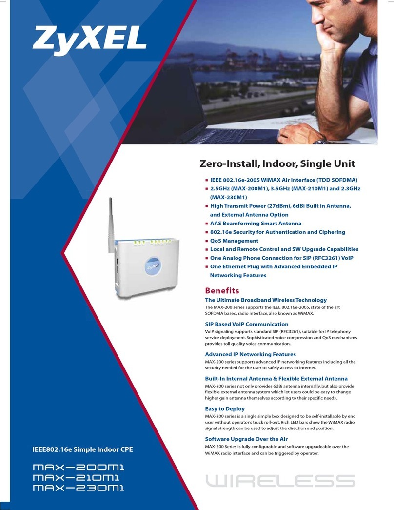 ZyXEL Communications MAX-200M1 Series User manual