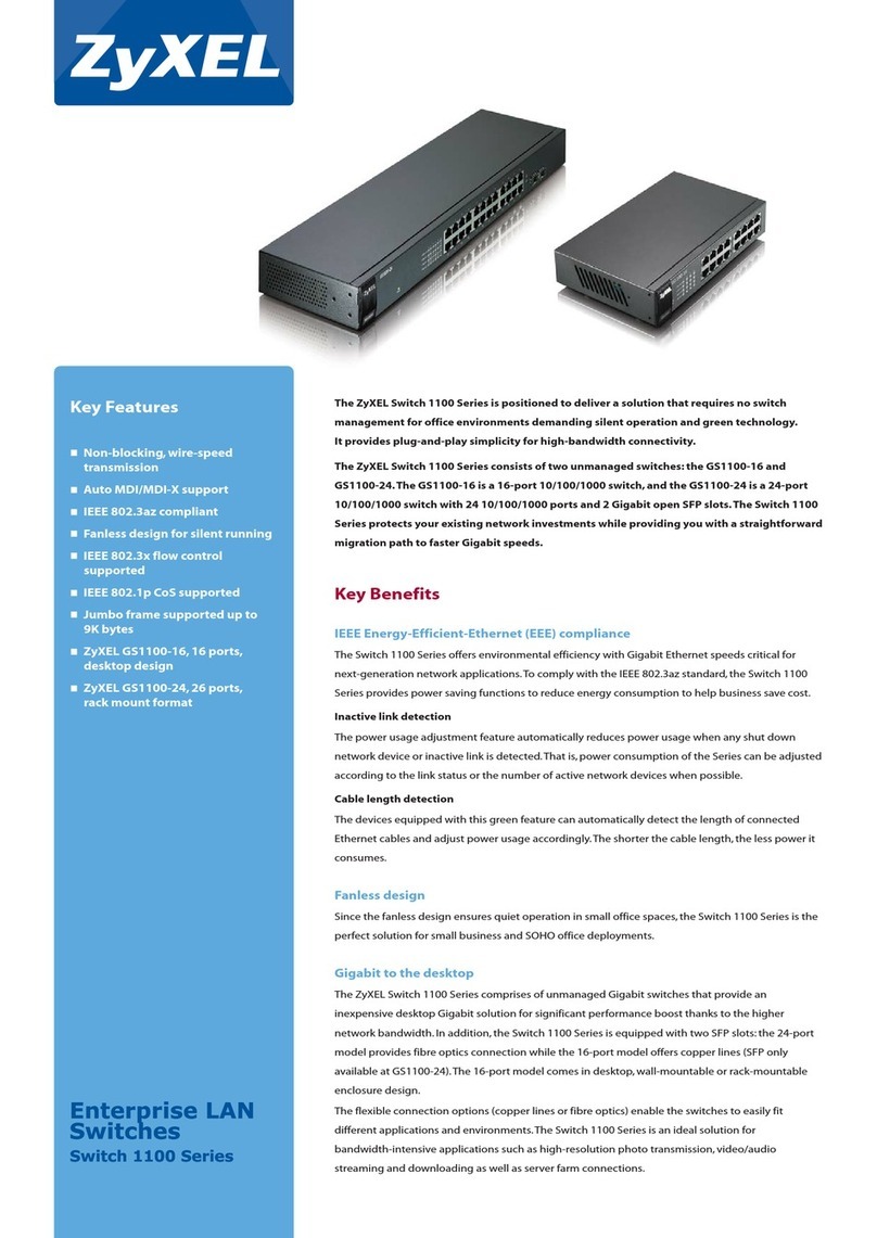 ZyXEL Communications GS1100-16 - EDITION 1 User manual