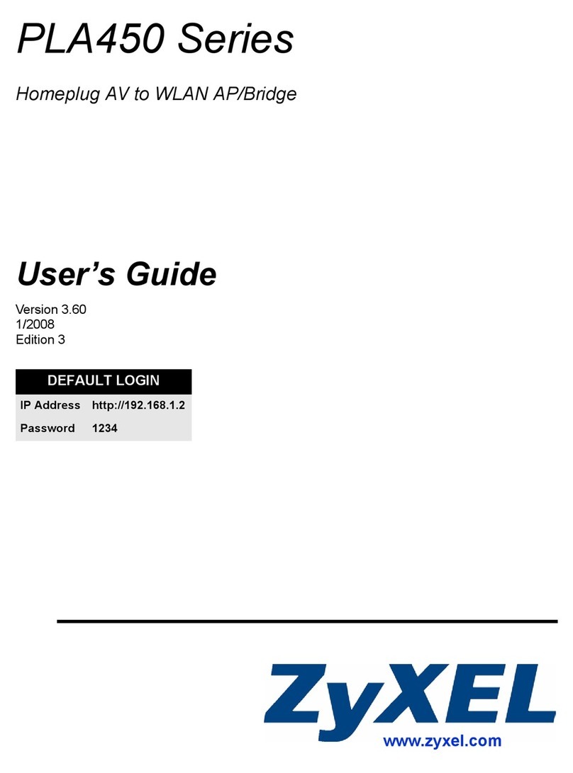 ZyXEL Communications PLA450 Series user guide