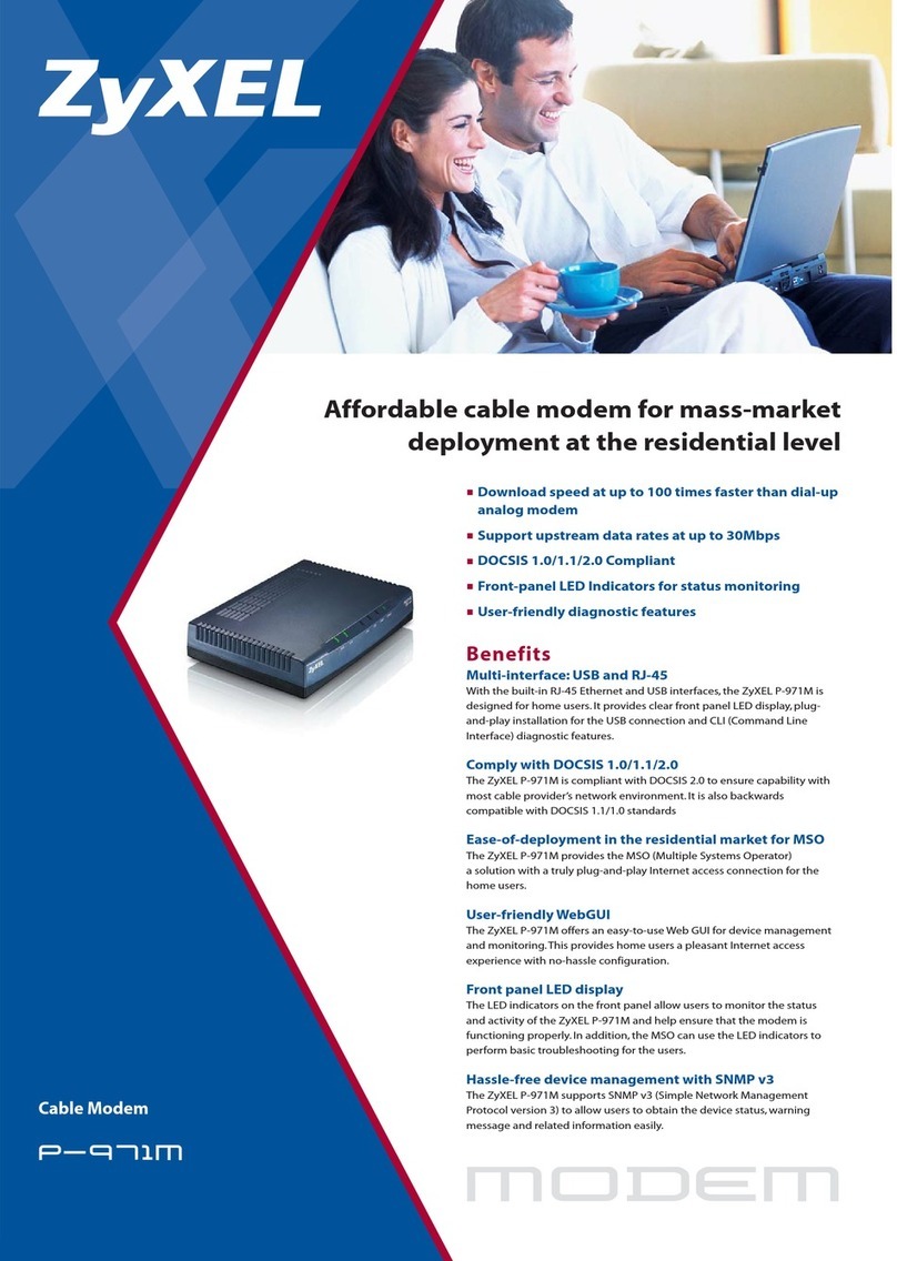 ZyXEL Communications P-971M Specifications
