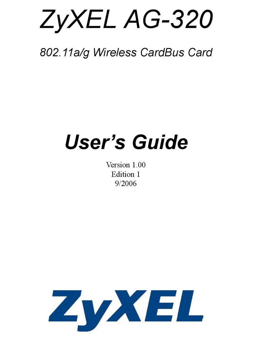 ZyXEL Communications AG-320 user guide