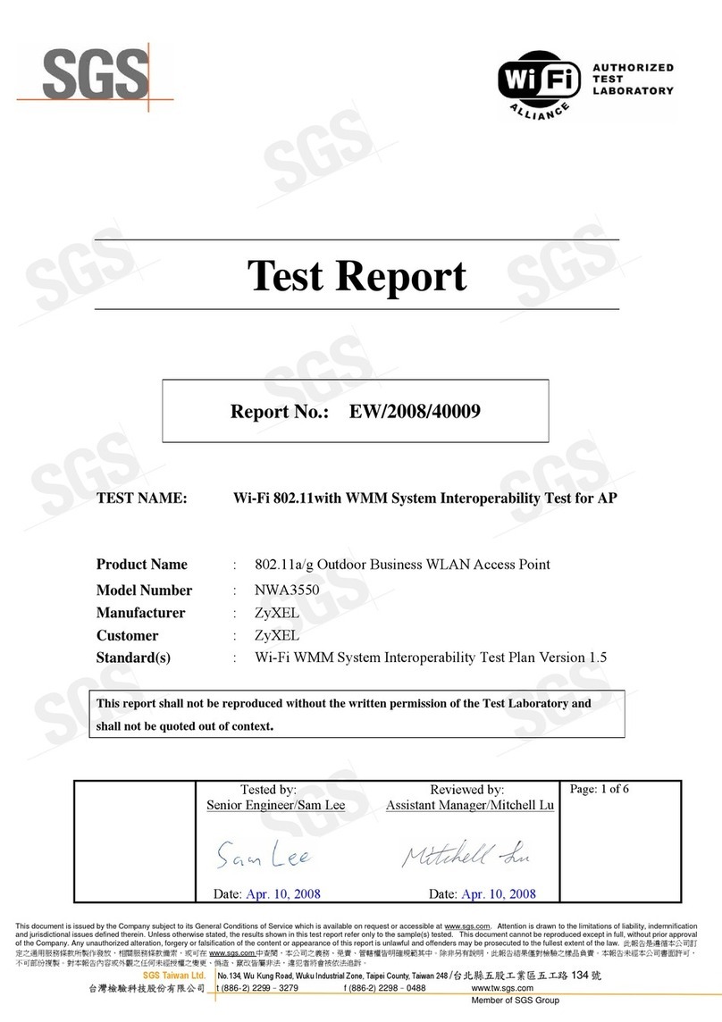 ZyXEL Communications NWA-3550 Manual