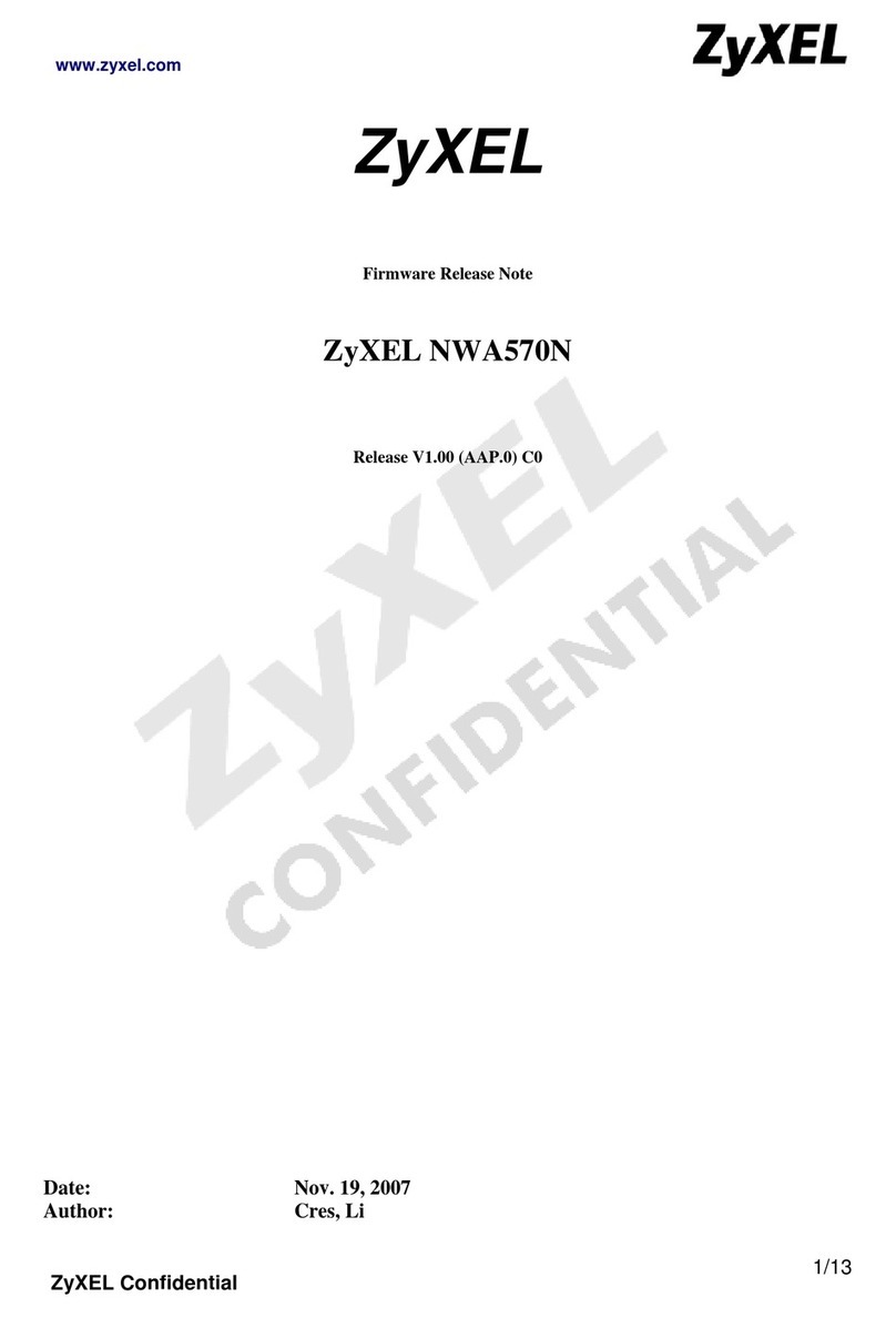 ZyXEL Communications NWA570N Instruction Manual ZyXEL Communications NWA570N Instruction Manual