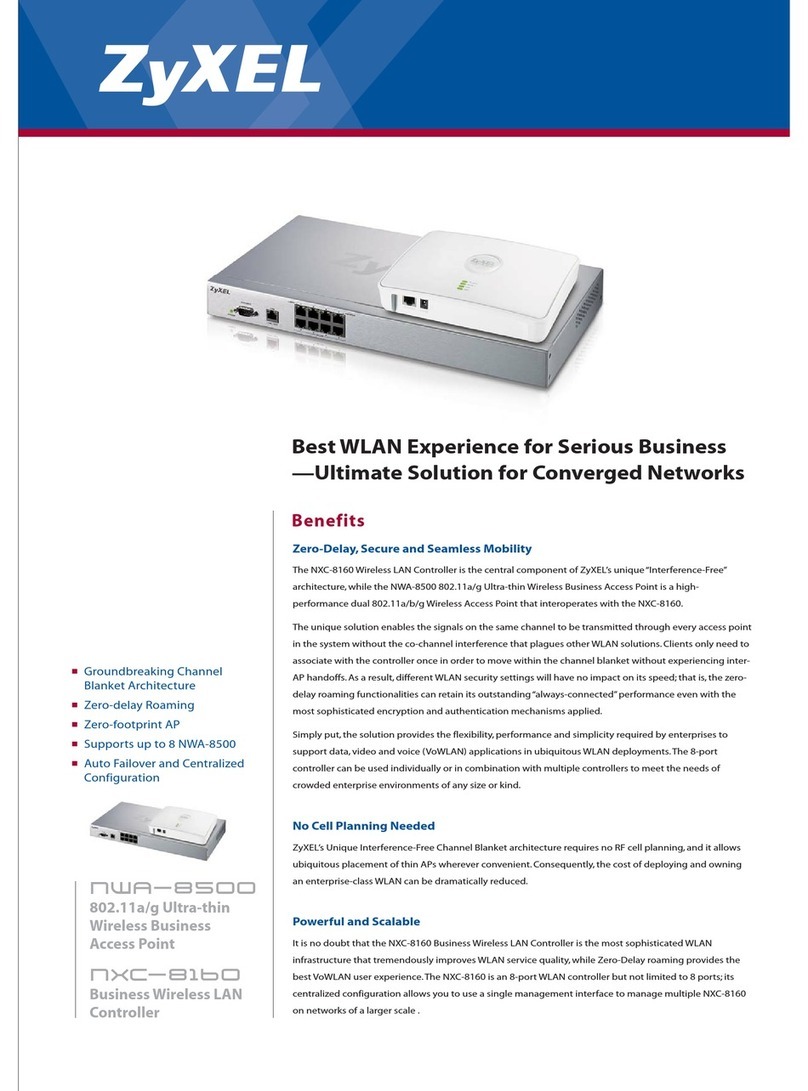 ZyXEL Communications NWA-8500 User manual ZyXEL Communications NWA-8500 User manual