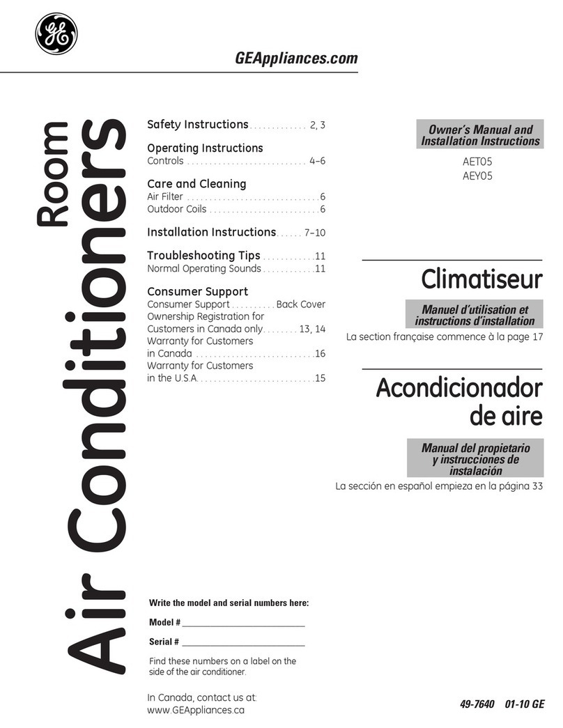 GE AET05 Operating instructions