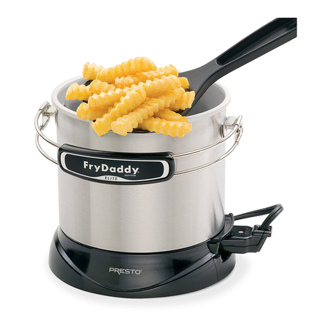 Presto FryDaddy Elite User manual