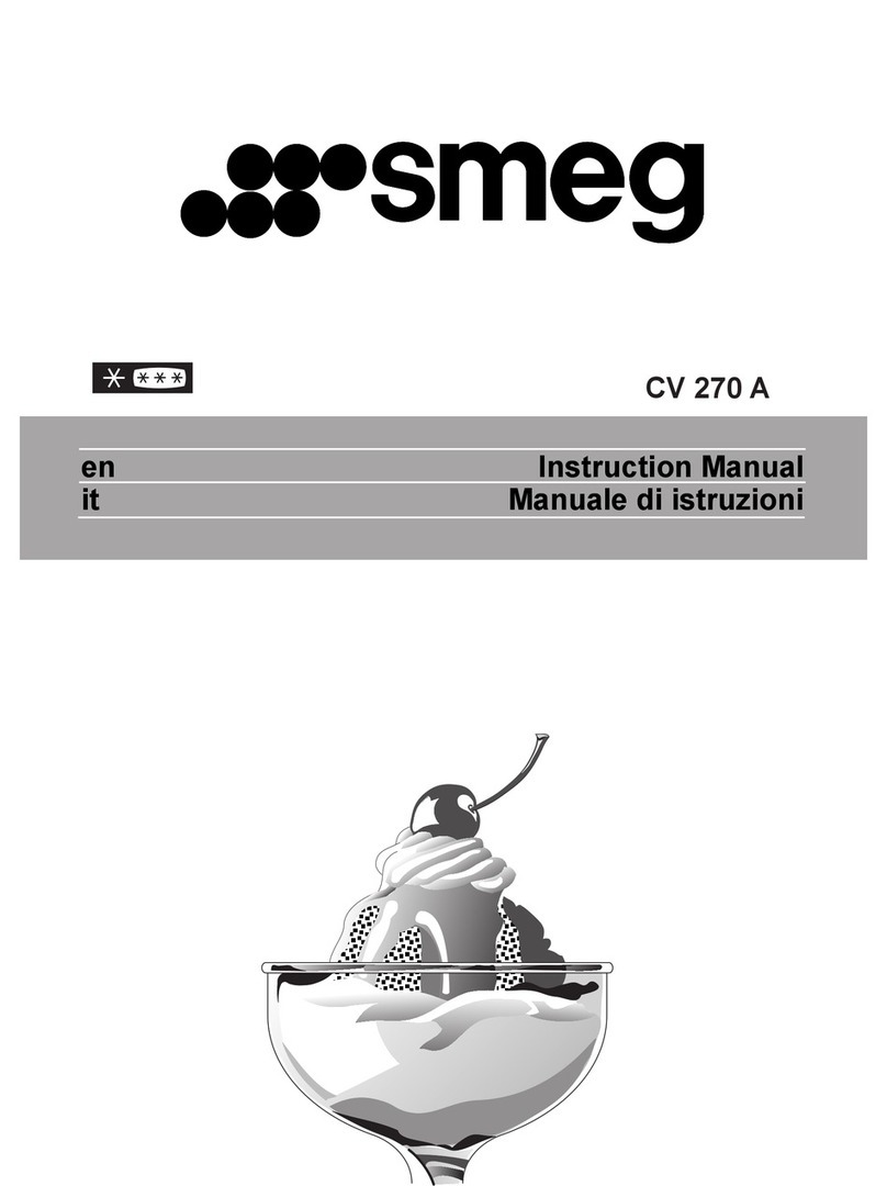 Smeg CV270A instruction manual