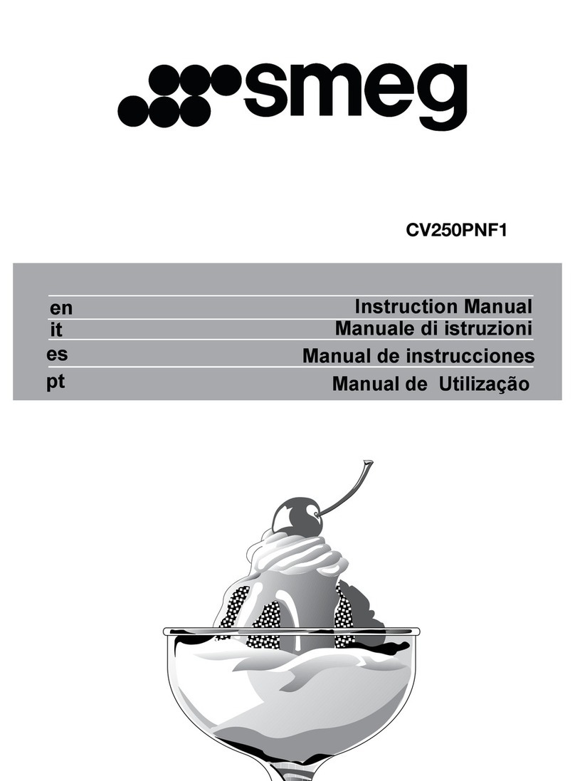 Smeg CV250PNF1 User manual