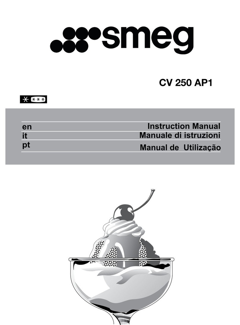 Smeg CV250AP1 User manual Smeg CV250AP1 User manual