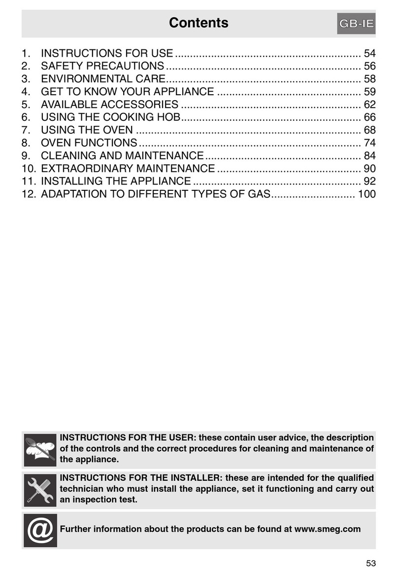 Smeg CS120-7 User manual