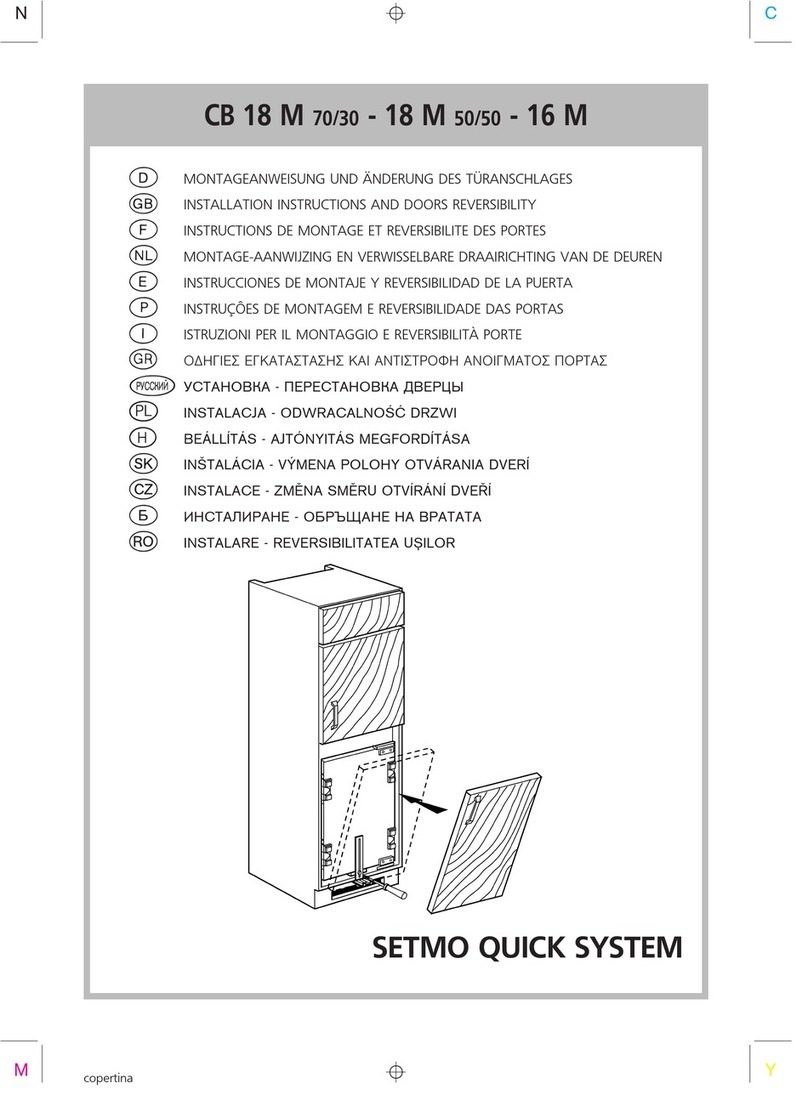 Smeg CR326AP installation instructions