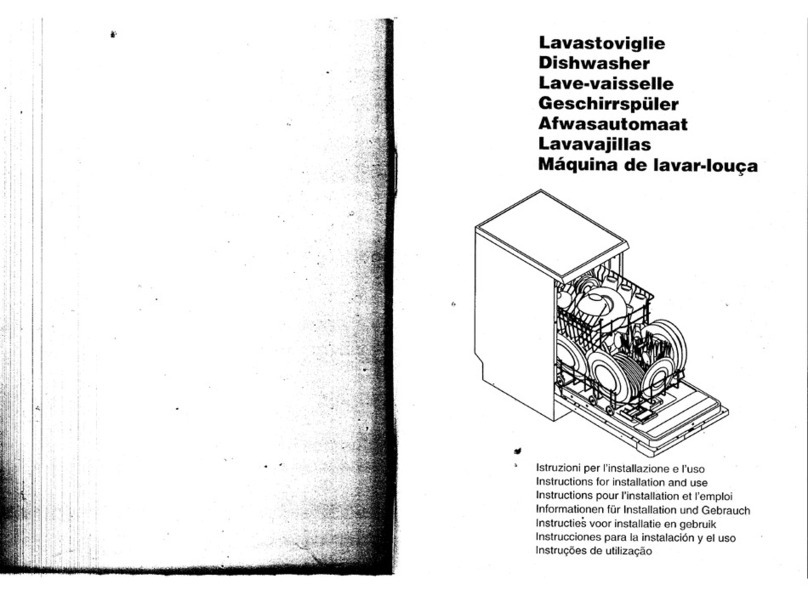 Smeg DWD44BL.1 Instructions for installation and use