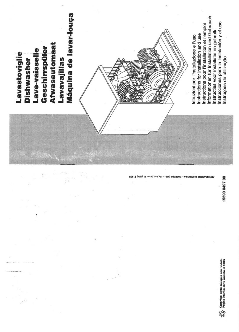 Smeg DWI710E Instructions for installation and use