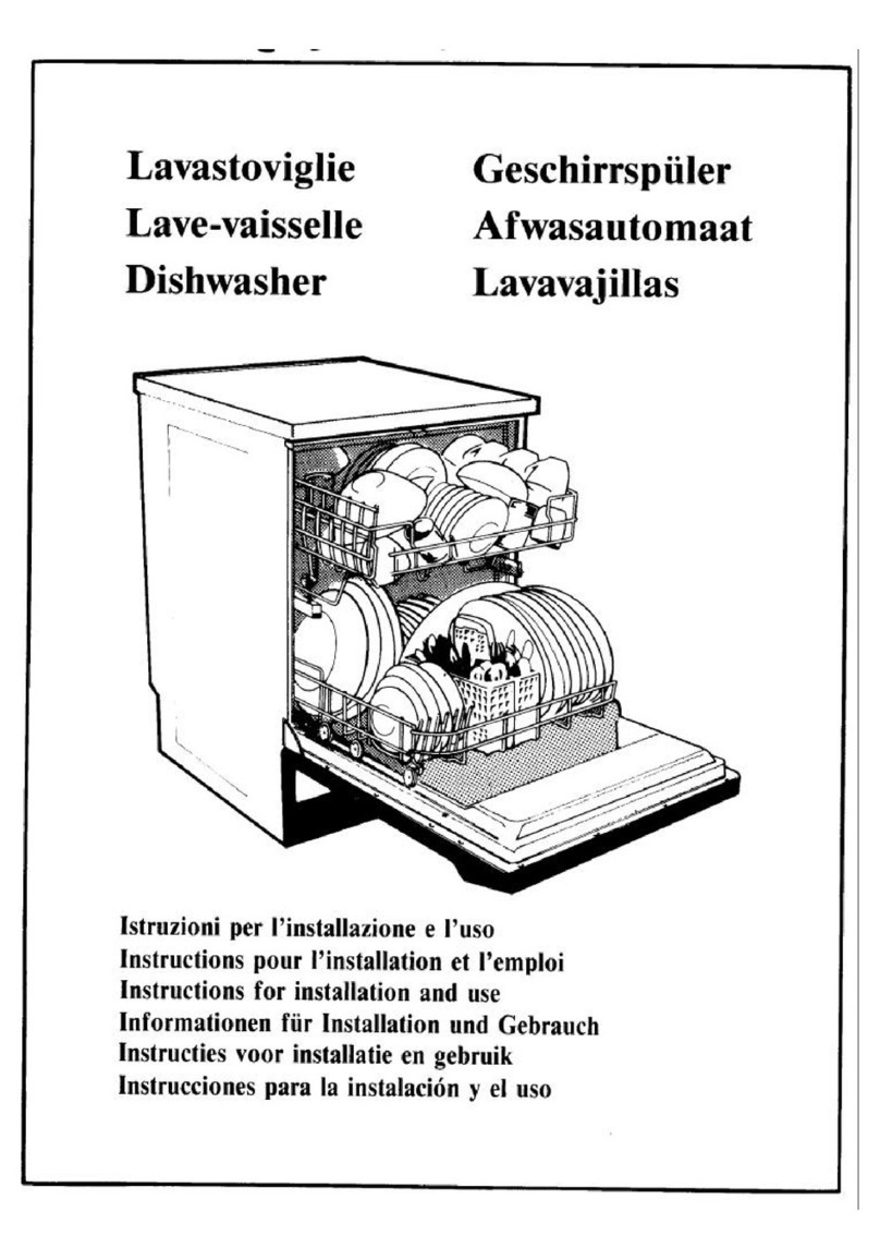 Smeg Dishwasher DDW104 User manual