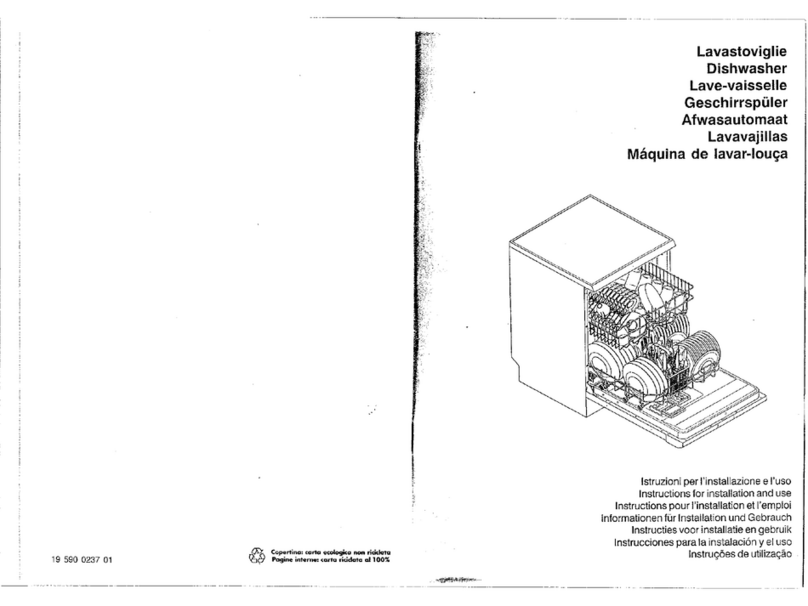 Smeg DDW115 Instructions for installation and use