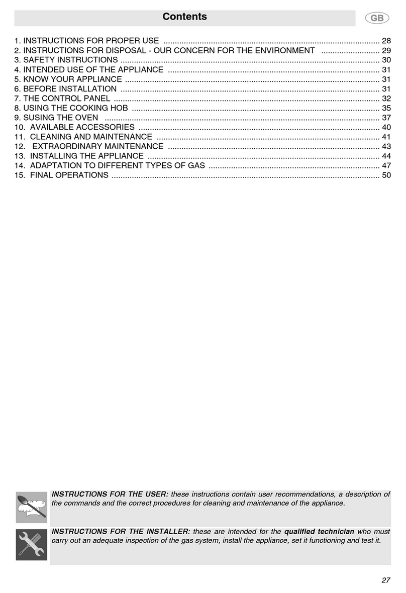 Smeg CX61EAG User manual