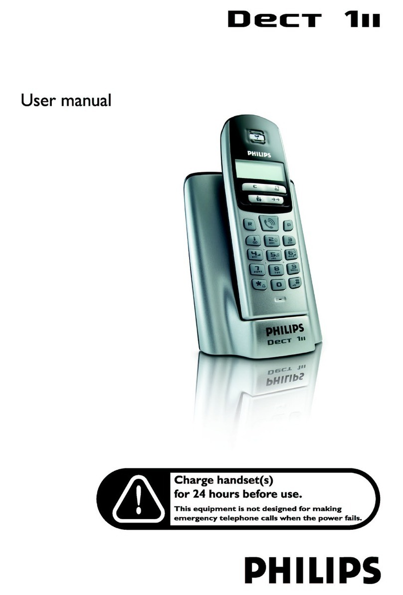 Philips DECT1111S User manual