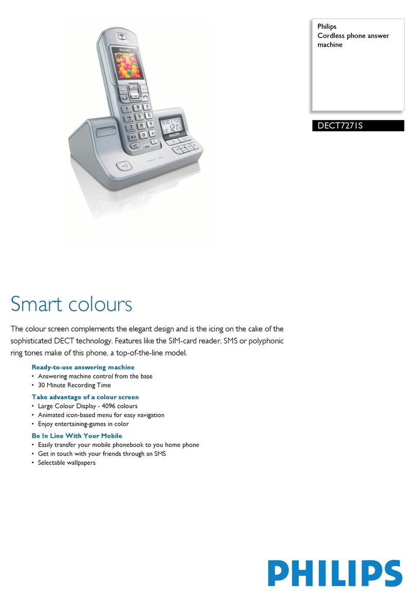Philips DECT7271S Specifications