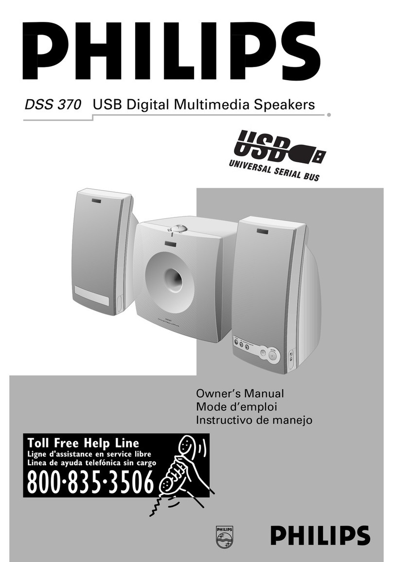 Philips DSS 370 owner's manual