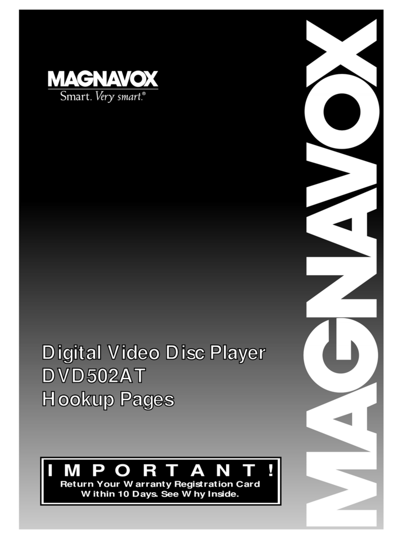 Magnavox DVD502AT User manual