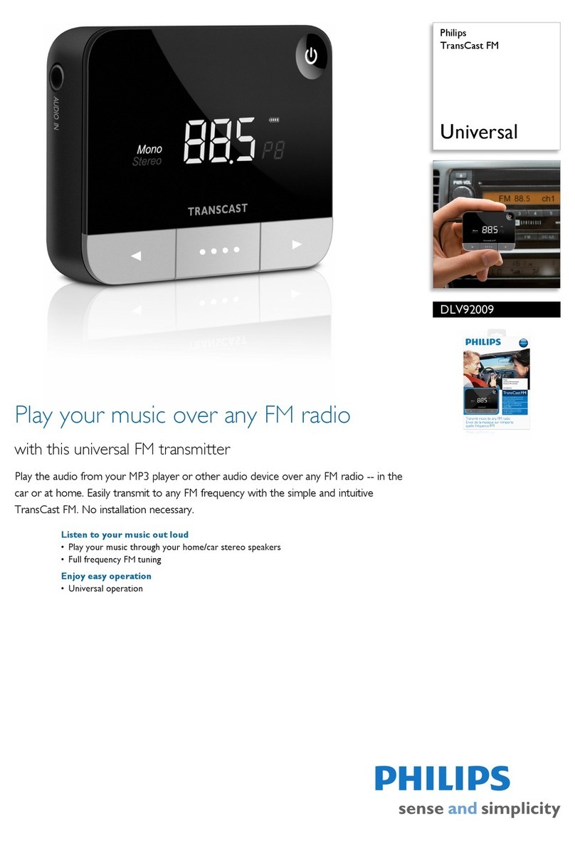 Philips Universal DLV92009 User manual