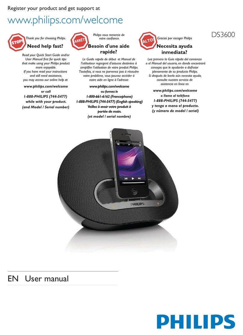 Philips DS3600 User manual