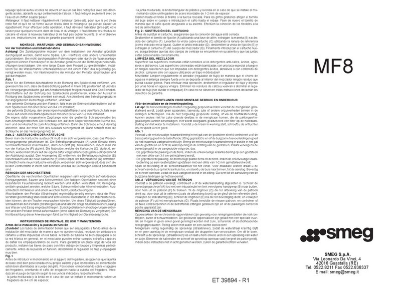 Smeg MF8 manual
