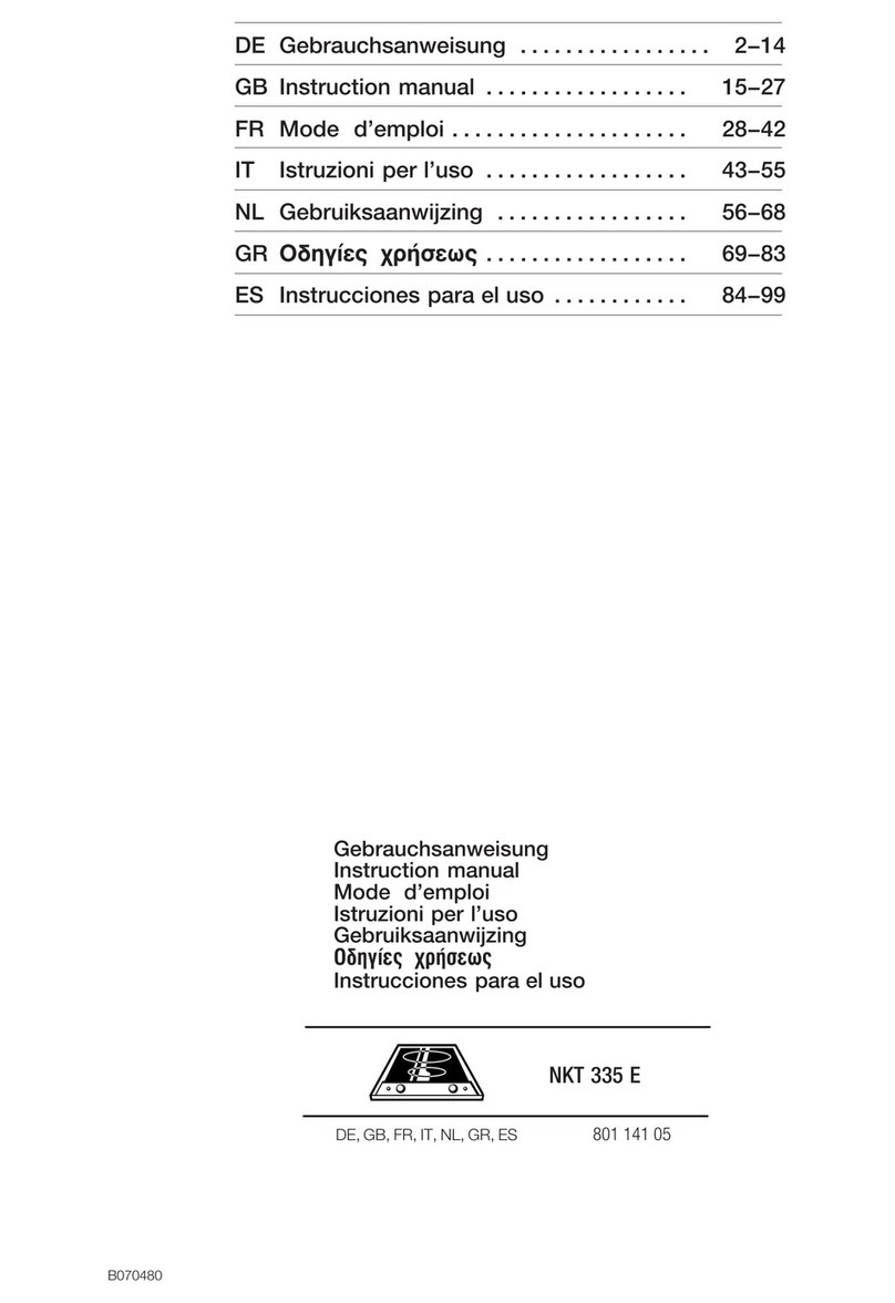 Smeg NKT335EEU User manual