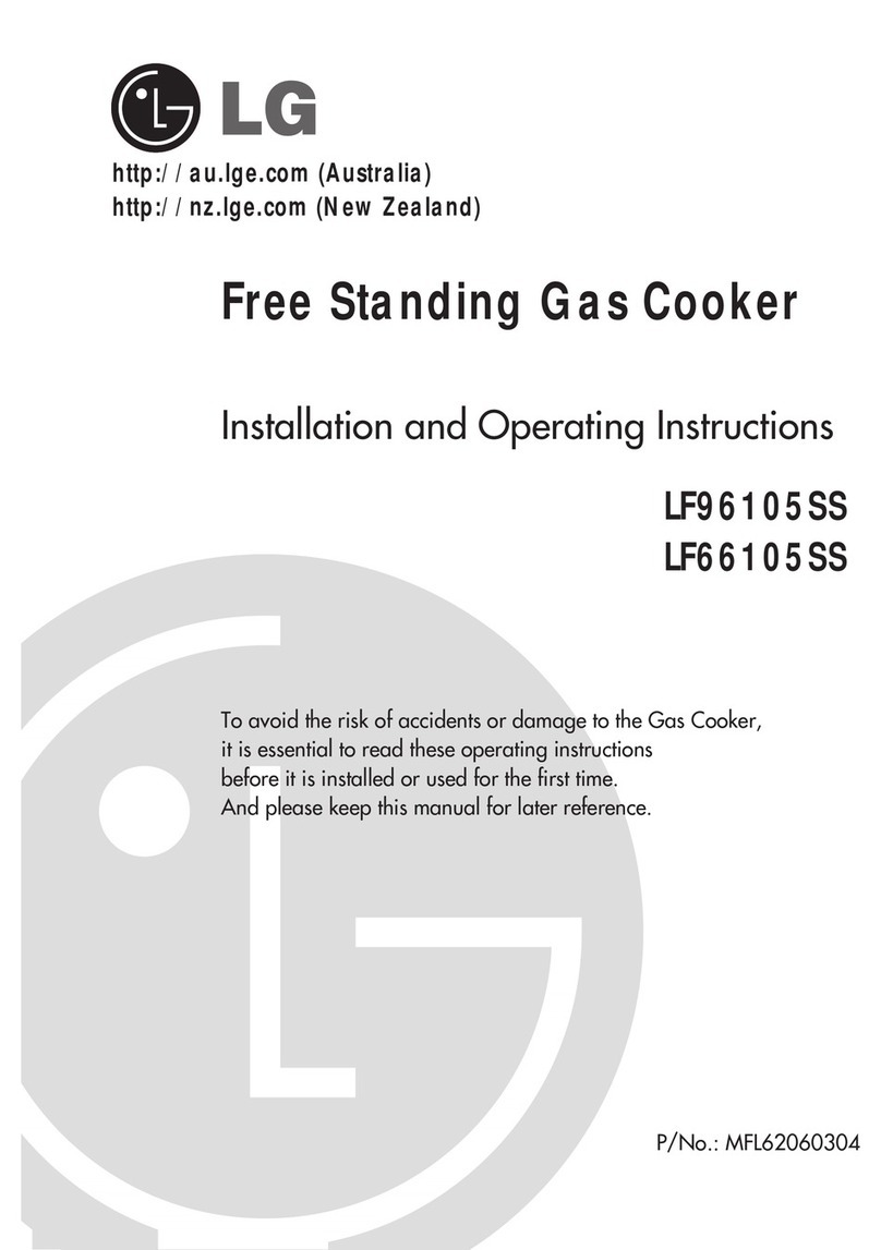 Smeg LF66105SS Installation and operating instructions Smeg LF66105SS Installation and operating instructions