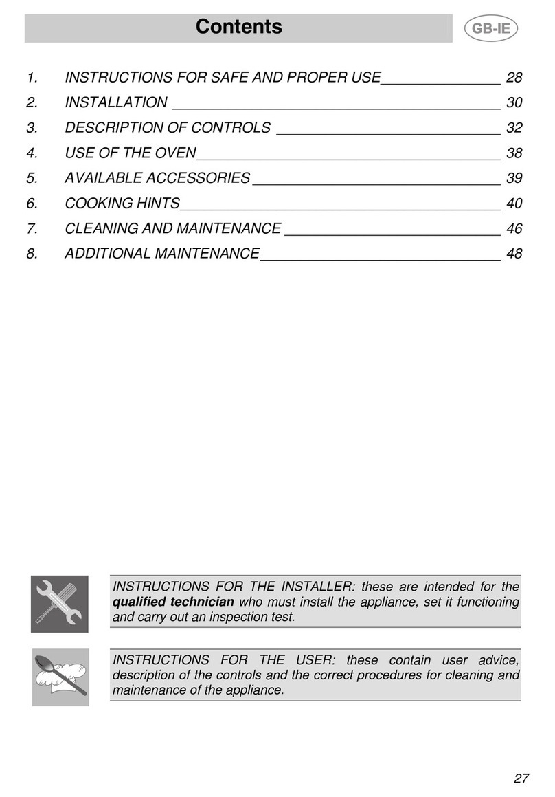 Smeg S709X-5 User manual