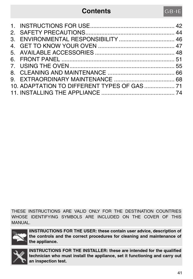 Smeg SC341GX-8 User manual