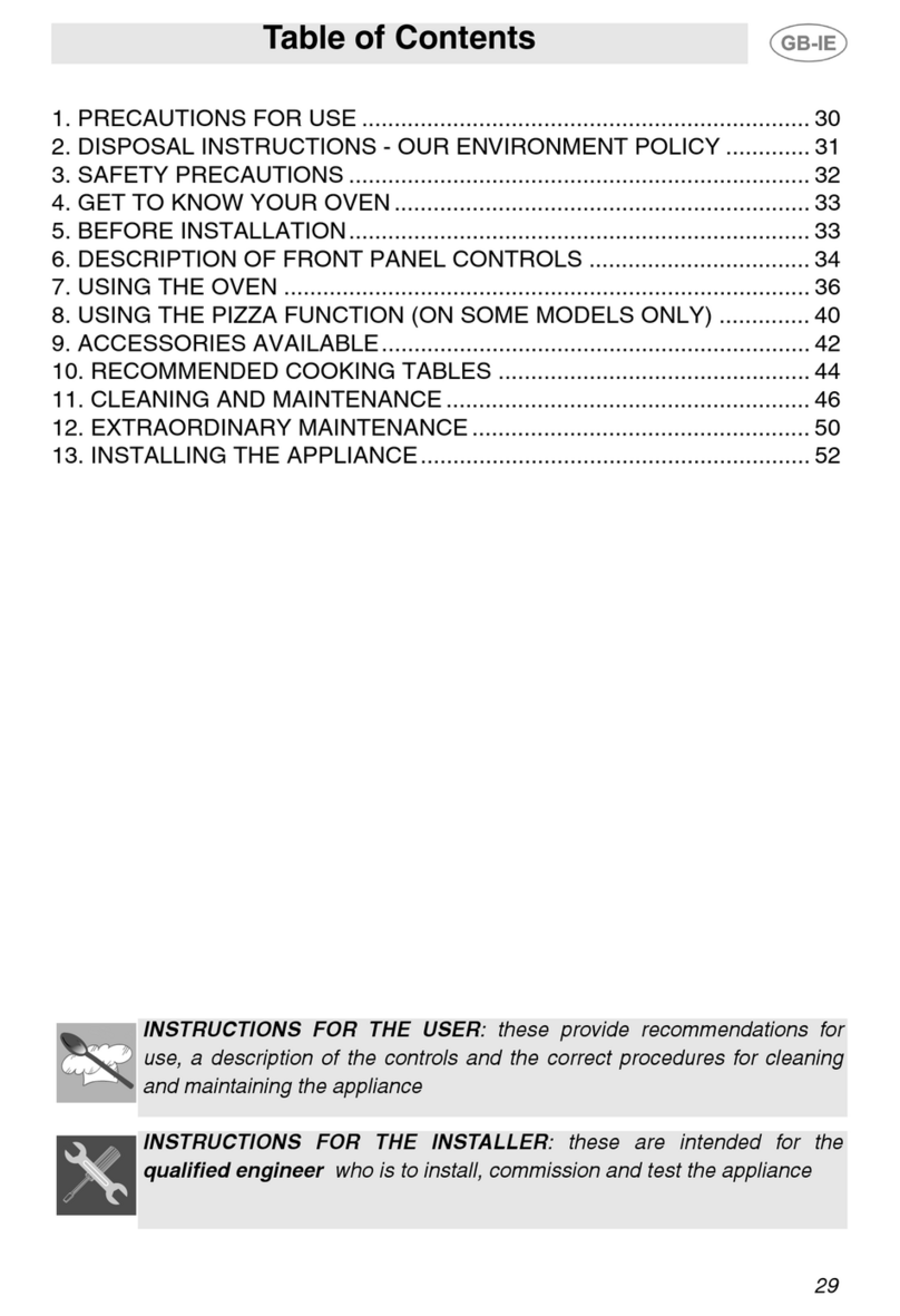Smeg SC100 User manual