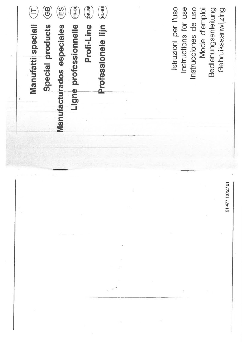 Smeg PLD18 User manual