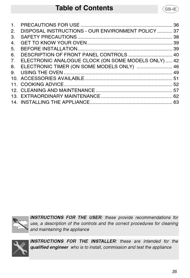 Smeg S106X-6 User manual
